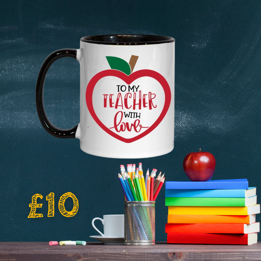 To My Teacher With Love -  Mug