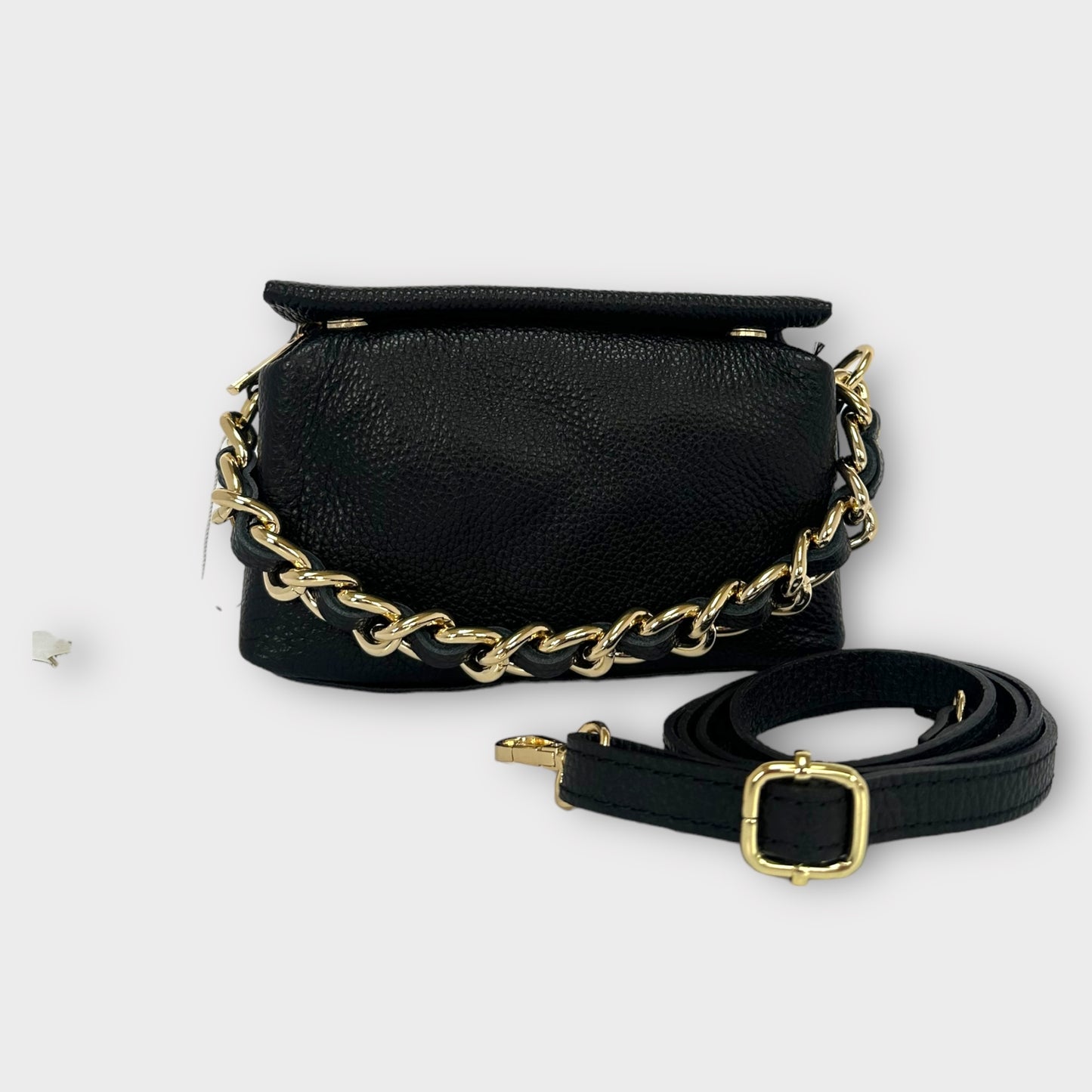 Lois  - Box shaped bag with chain detail